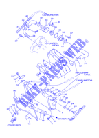 RADIATEUR / DURITES pour Yamaha TDM850 de 2001