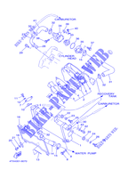 RADIATEUR / DURITES pour Yamaha TDM850 de 2001