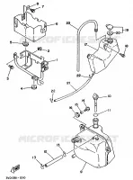 RESERVOIR pour Yamaha TDM850N (37KW) de 1992