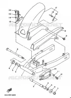 BRAS ARRIERE pour Yamaha TDM850N (37KW) de 1992