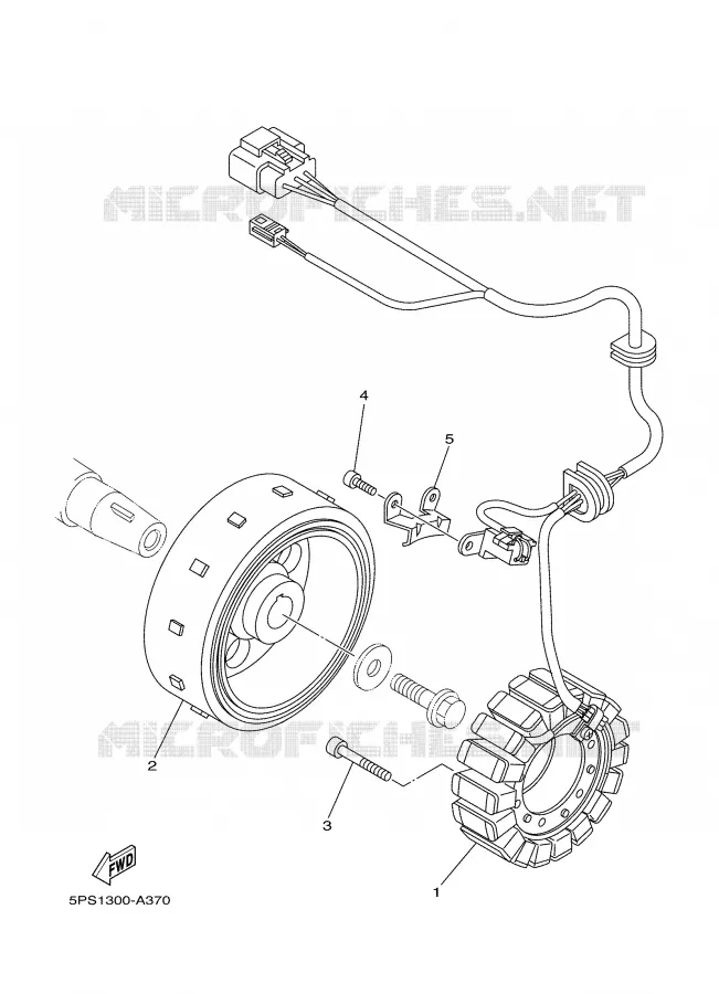 ALLUMAGE Yamaha MOTO 900 2003 TDM  TDM900