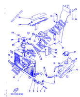 REFROIDISSEMENT pour Yamaha TDR125 de 1991