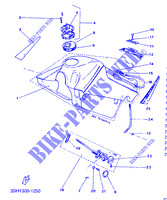 RESERVOIR A ESSENCE pour Yamaha TDR125 de 1991