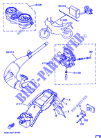 PIÈCES OPTIONNELLES   PARTIE CYCLE   SUEDE / SUISSE pour Yamaha TDR125 de 1993