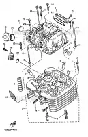 CULASSE pour Yamaha TT600E de 1997