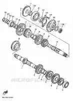 TRANSMISSION pour Yamaha TT600E de 1997