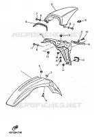 GARDE BOUE pour Yamaha TT600E de 1997