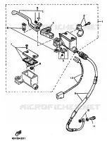 MAITRE CYLINDRE AVANT pour Yamaha TT600E de 1997