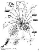 EMBLEME pour Yamaha TT600E de 1997