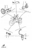 PARTIE ELECTRIQUE 2 pour Yamaha TT600E de 1997