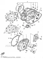 CARTER   MOTEUR 1 pour Yamaha TT600R de 1997