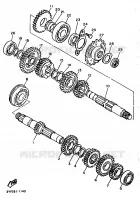 TRANSMISSION pour Yamaha TT600R de 1997