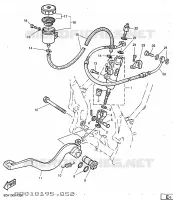 MAITRE CYLINDRE DE FREIN ARRIERE pour Yamaha TT600R de 1997
