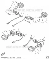 CLIGNOTANT pour Yamaha TT600R de 1997