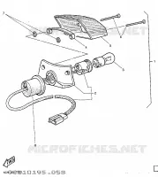 FEU ARRIERE pour Yamaha TT600R de 1997