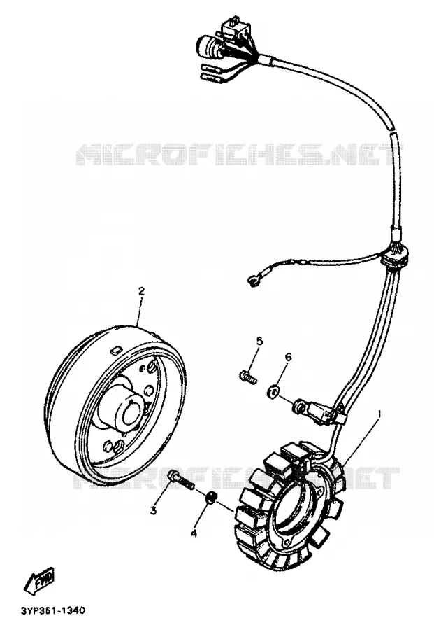 ALLUMAGE Yamaha MOTO 600 1993 TT  TT600S