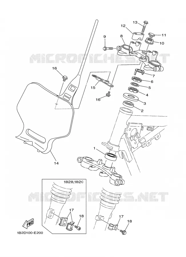 DIRECTION Yamaha MOTO 125 2006 TTR  TTR125