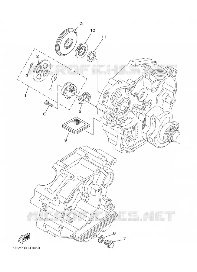 POMPE A HUILE Yamaha MOTO 125 2005 TTRE  TTR125ET