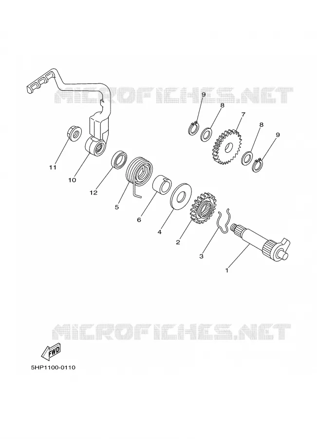 DEMARREUR Yamaha MOTO 125 2000 TTR  TTR125LM