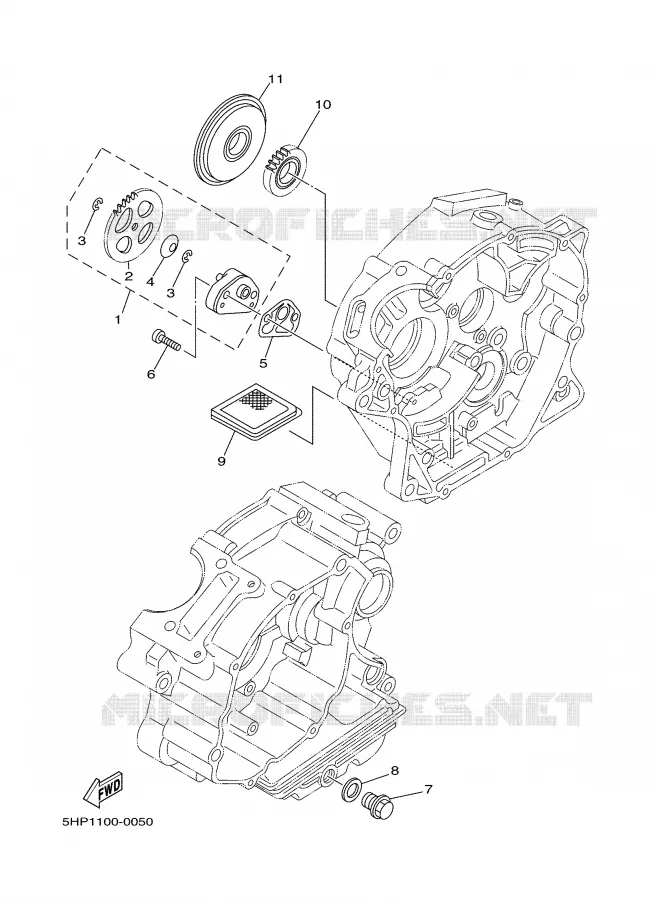 POMPE A HUILE Yamaha MOTO 125 2000 TTR  TTR125LM