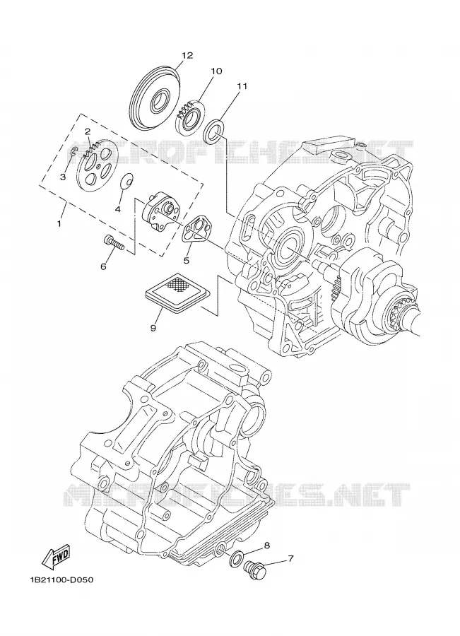 POMPE A HUILE Yamaha MOTO 125 2005 TTR  TT-R125LT