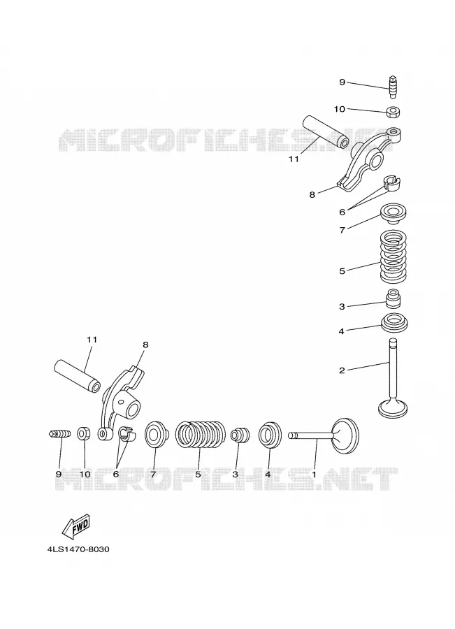 SOUPAPE Yamaha MOTO 125 2009 TTR BIG WHEELS  TT-R125LW