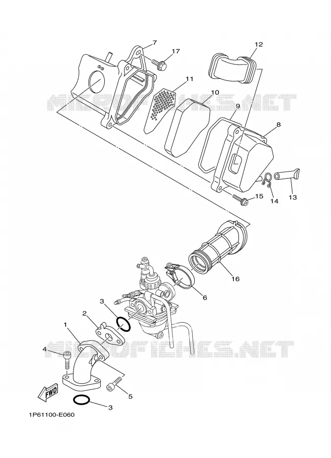 ADMISSION Yamaha MOTO 50 2009 TTRE  TTR50E