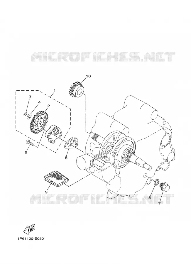 POMPE A HUILE Yamaha MOTO 50 2007 TTRE  TTR50EW