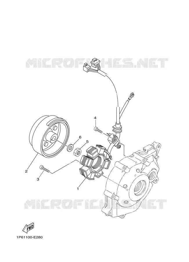ALLUMAGE Yamaha MOTO 50 2008 TTRE  TTR50EX