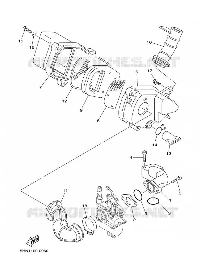 ADMISSION Yamaha MOTO 90 2000 TTR  TTR90