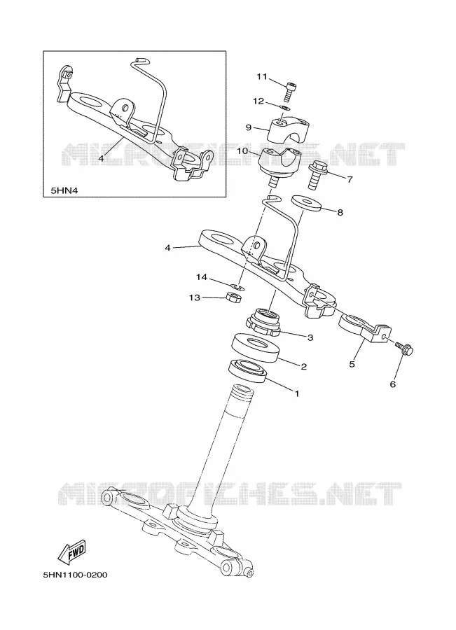 DIRECTION Yamaha MOTO 90 2000 TTR  TTR90