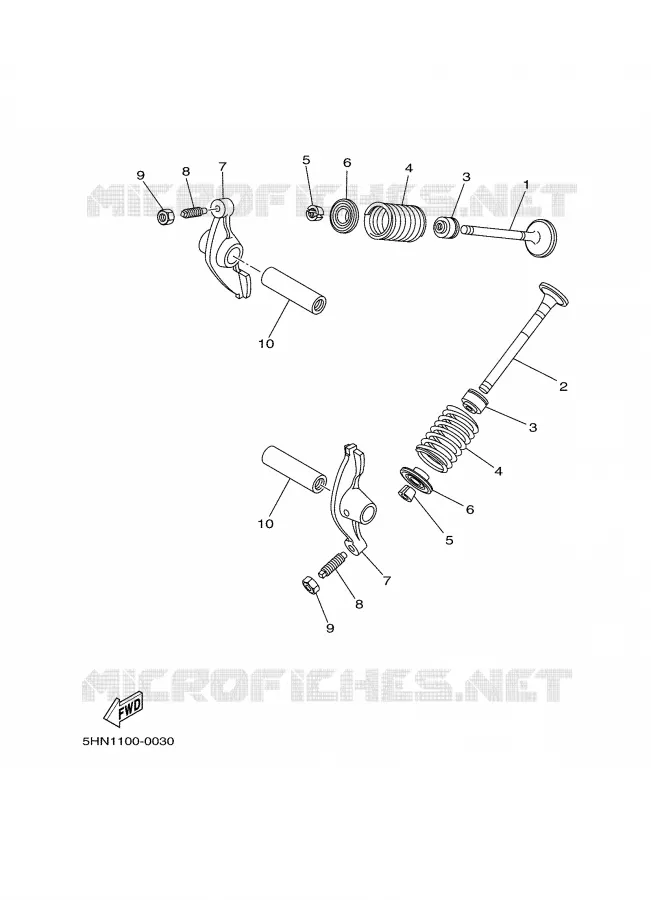 SOUPAPE Yamaha MOTO 90 2004 TTRE  TTR90ES