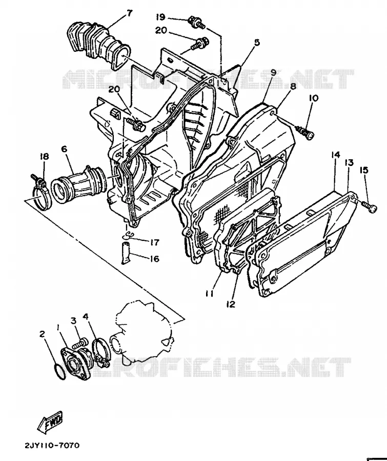 ADMISSION Yamaha MOTO 125 1999 TW  TW125