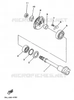 ARBRE INTERMEDIAIRE pour Yamaha TZ250 de 1998