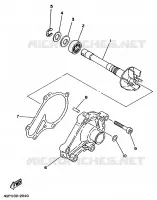 POMPE A EAU pour Yamaha TZ250 de 1998