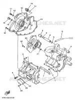 CARTER MOTEUR pour Yamaha TZ250 de 1998