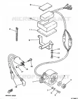 ALLUMAGE pour Yamaha TZ250S de 1986
