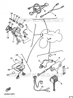 PARTIE ELECTRIQUE 1 pour Yamaha TZ250S de 1986