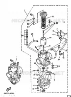 CARBURATEUR pour Yamaha TZ250S de 1986