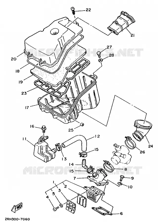 ADMISSION Yamaha MOTO 125 1990 TZR  TZR125