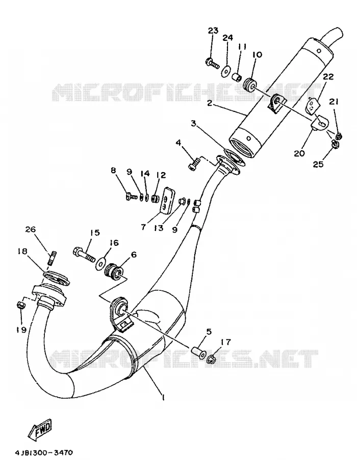ALTERNATIVE ECHAPPEMENT Yamaha MOTO 125 1993 TZR  TZR125