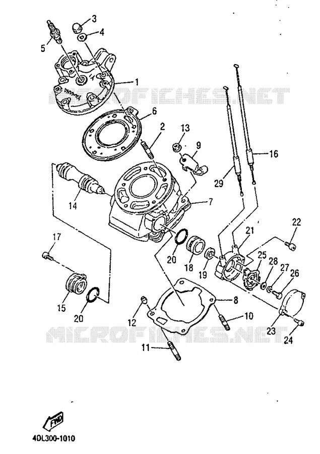 CYLINDRE Yamaha MOTO 125 1994 TZR  TZR125RR