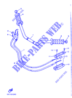GUIDON ET CABLES pour Yamaha VMX12 de 1989