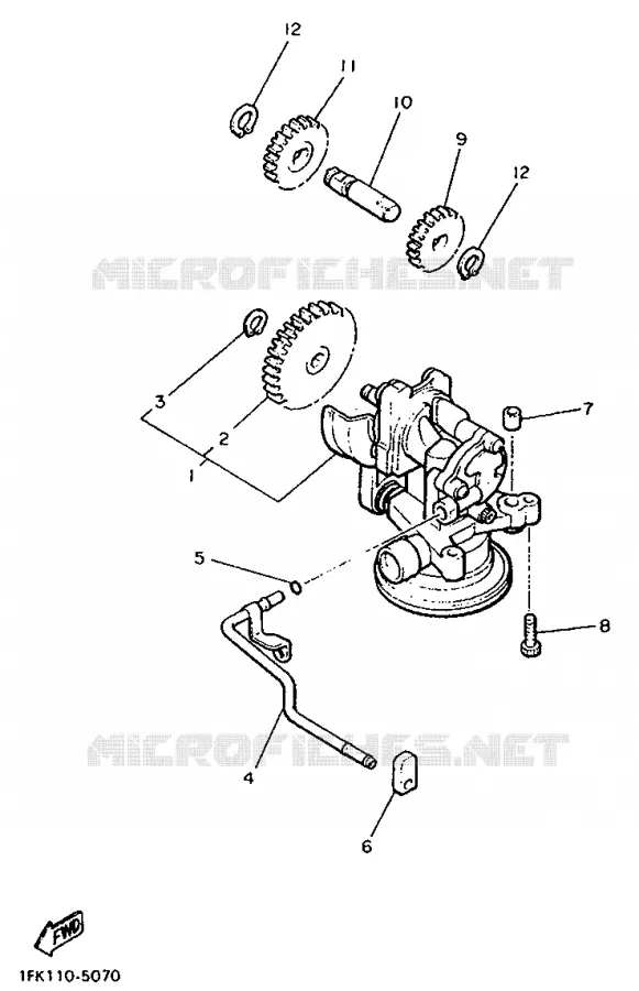 POMPE A HUILE Yamaha MOTO 1200 1993 VMAX  V-MAX12