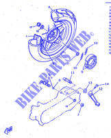 ROUE ARRIERE pour Yamaha BOOSTER de 1997