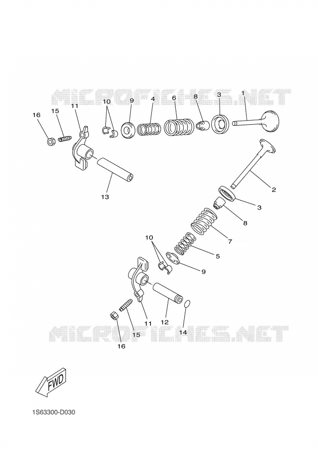 SOUPAPE Yamaha SCOOTER 250 2008 XCITY  VP250
