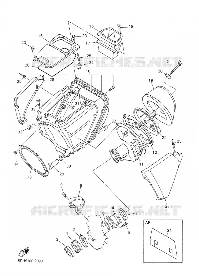 ADMISSION Yamaha MOTO 250 2002 WRF  WR250F