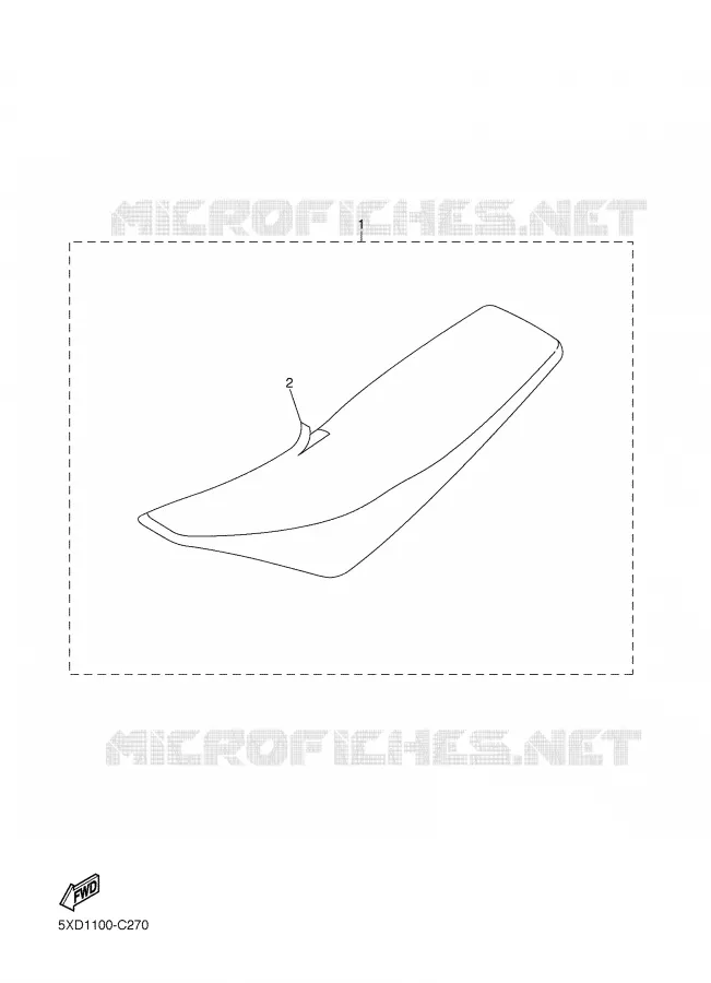 SELLE Yamaha MOTO 250 2006 WRF  WR250FV