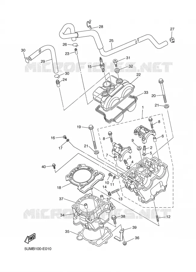 CYLINDRE Yamaha MOTO 250 2006 WRF  WR250FV