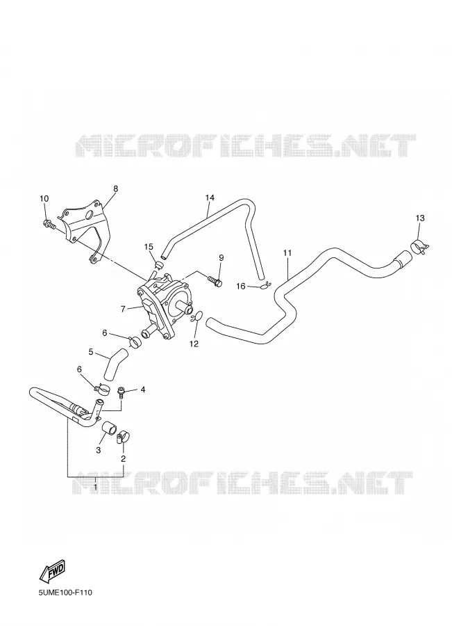 SYSTÈME D'ADMISSION D'AIR AIS Yamaha MOTO 250 2007 WRF  WR250FW